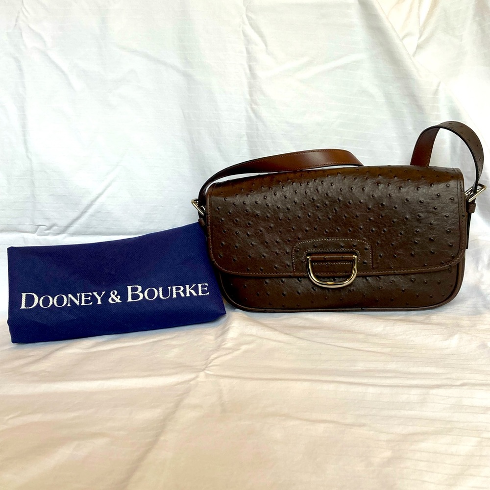 Dooney & Bourke purse Ostrich Collection shoulder bag - vintage